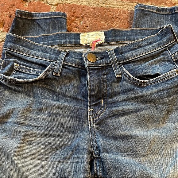 Current/Elliott Blue The Stiletto Townie Skinny Distressed Jeans size 25 - Picture 3 of 16